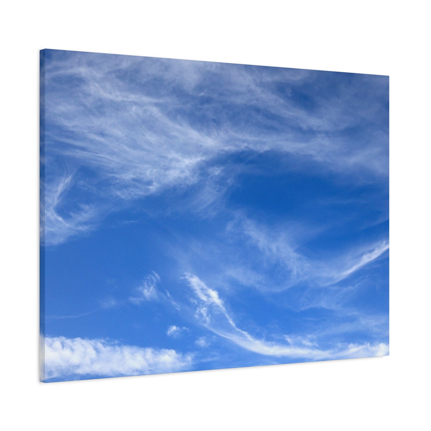 Sky's Ethereal Dance - Unique Frameless Canvas Wall Art