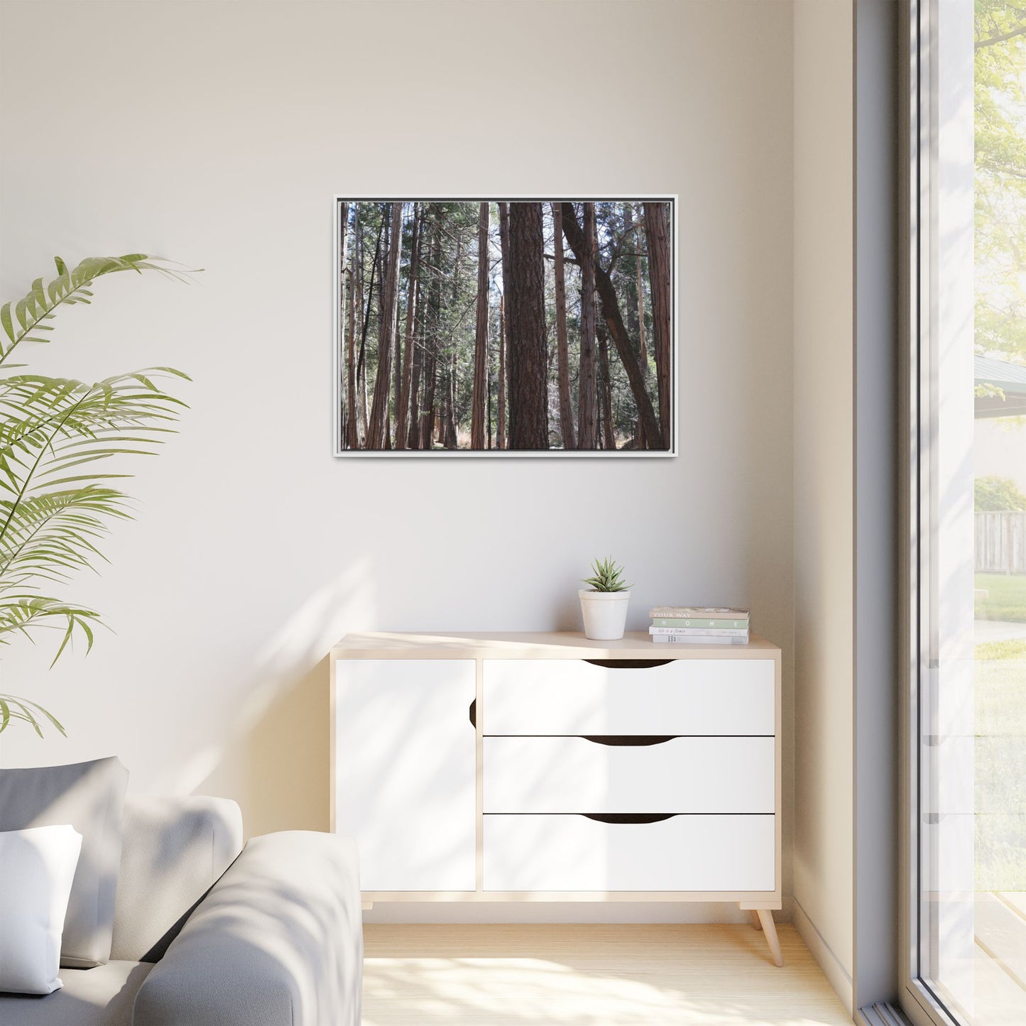 Forest Cathedral - Unique Stretched Canvas Wall Art