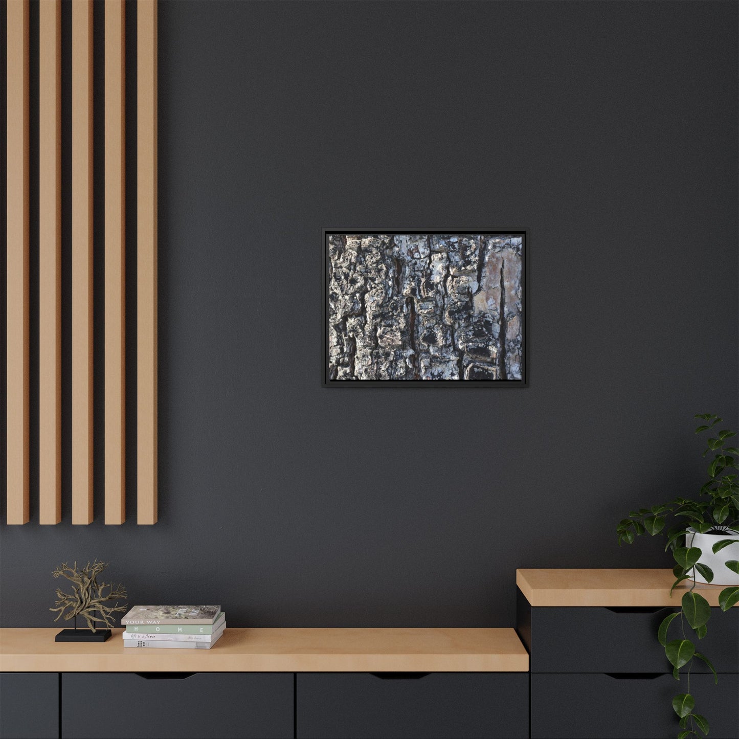 The Bark Chronicles - Unique Stretched Canvas Wall Art