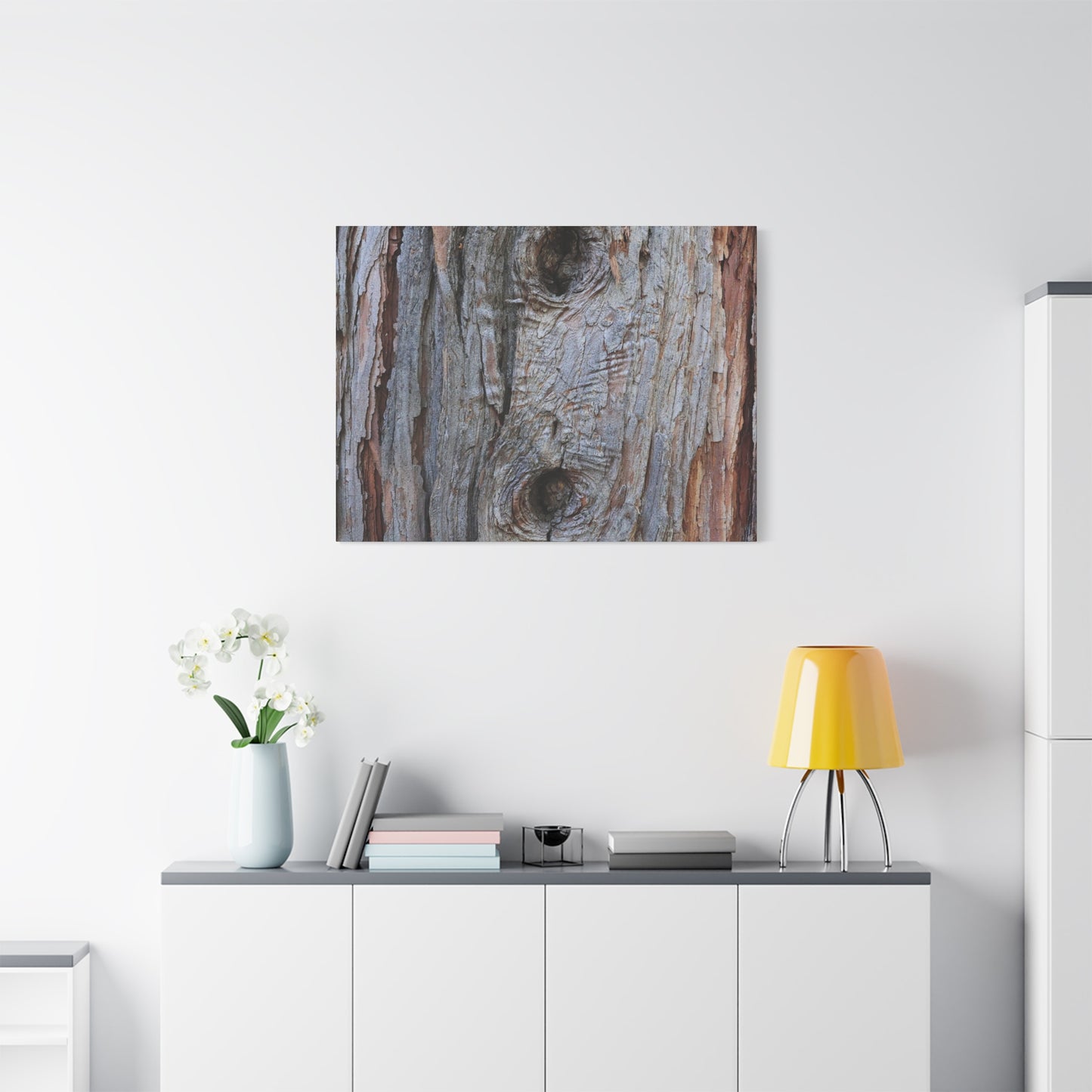 Wooden Memoir - Unique Frameless Canvas Wall Art