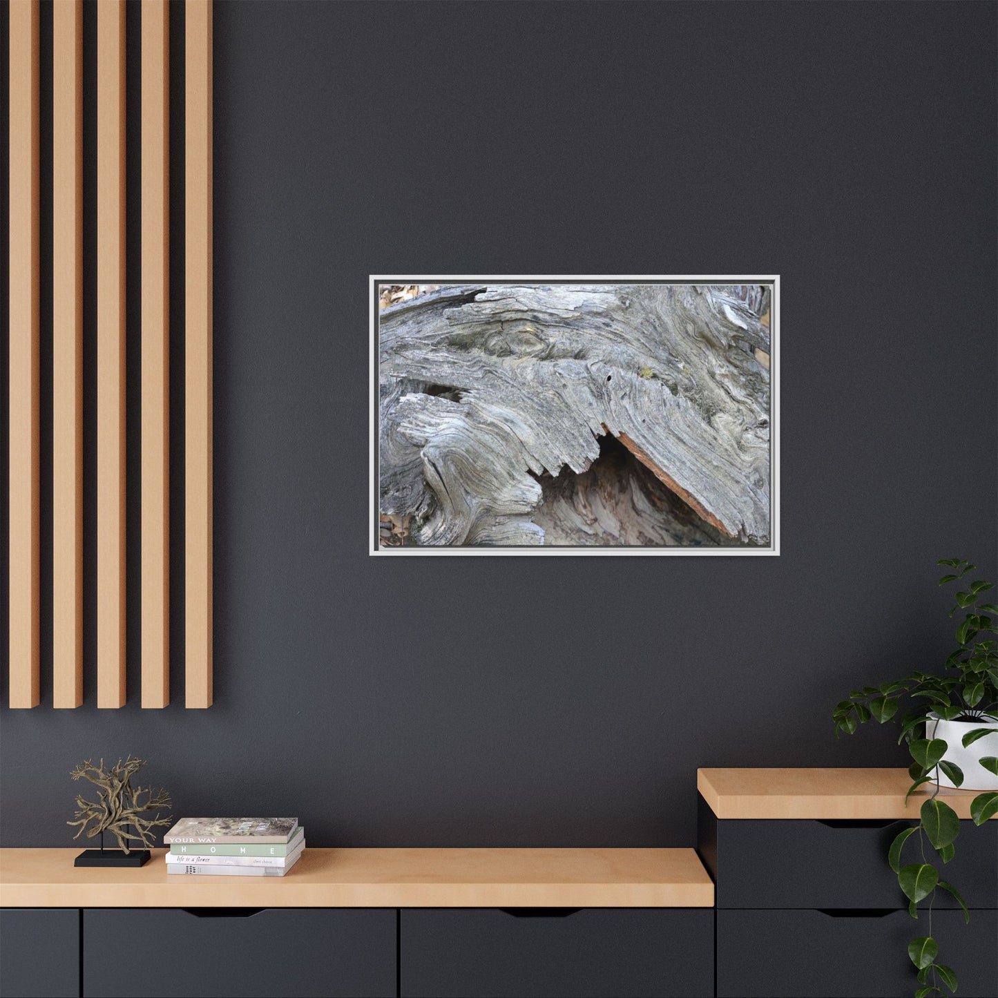 Driftwood Dreams - Unique Stretched Canvas Wall Art