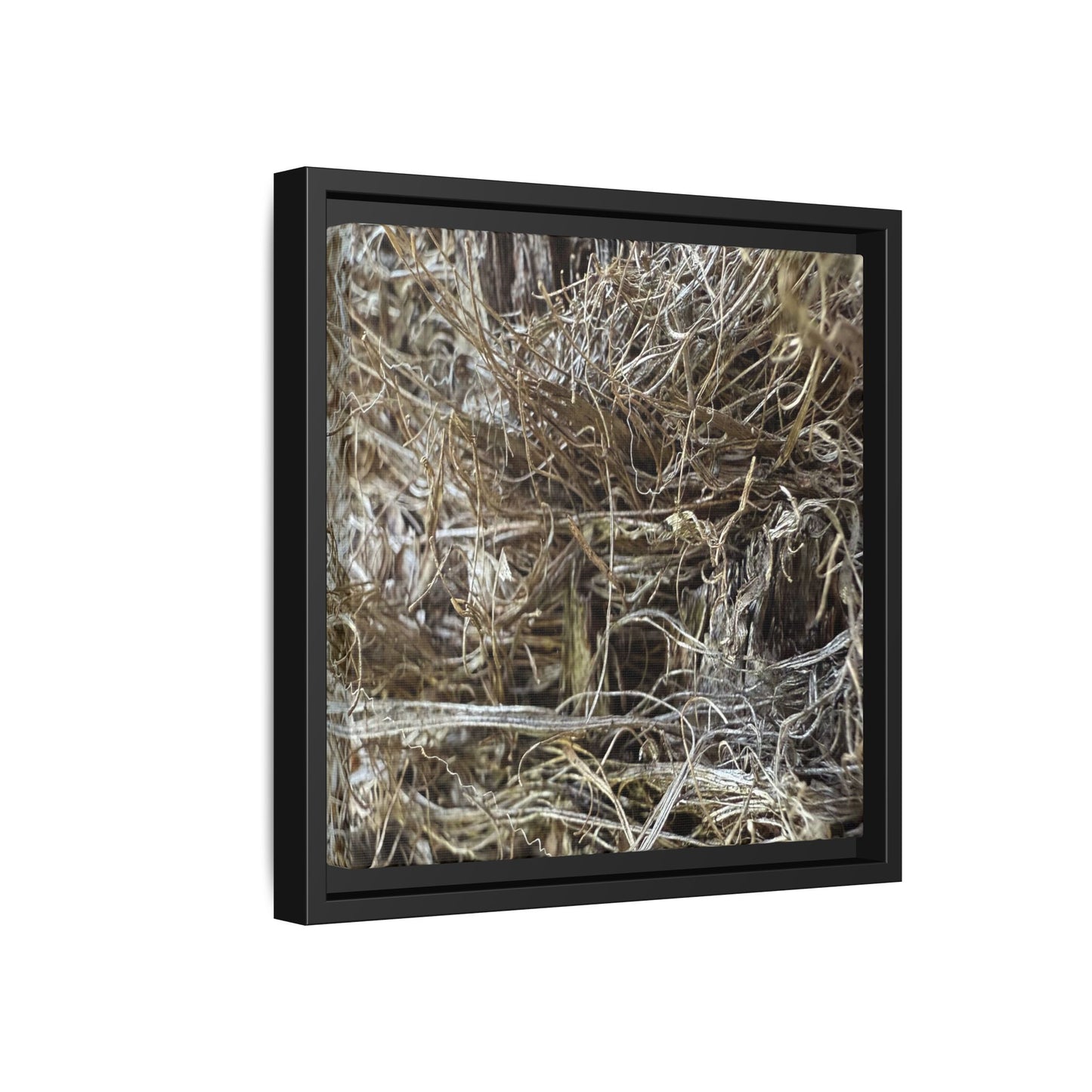 Tangled Whispers of Autumn - Unique Stretched Canvas Wall Art