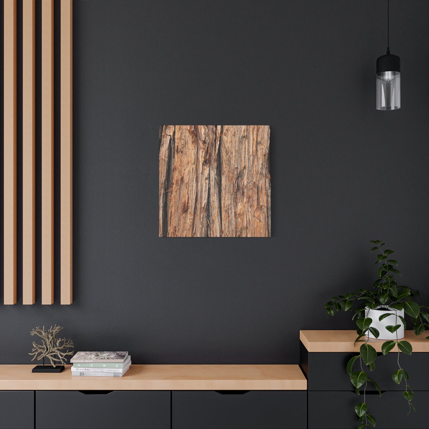 Woodland Echoes - Unique Frameless Canvas Wall Art