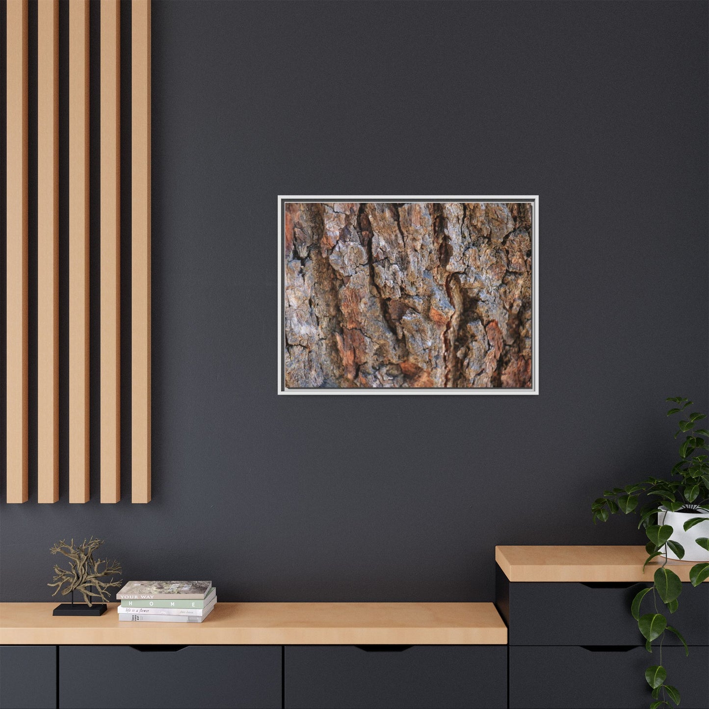 Craggy Textures - Unique Stretched Canvas Wall Art