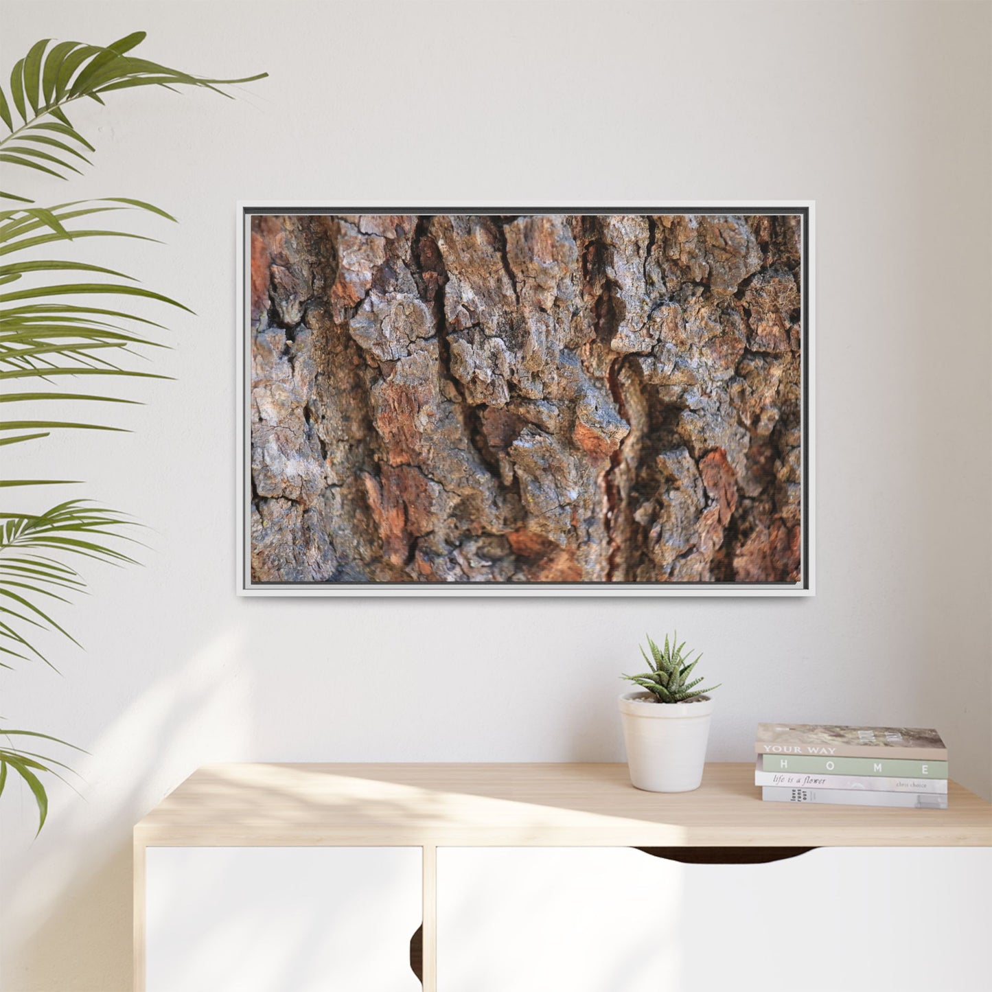 Craggy Textures - Unique Stretched Canvas Wall Art