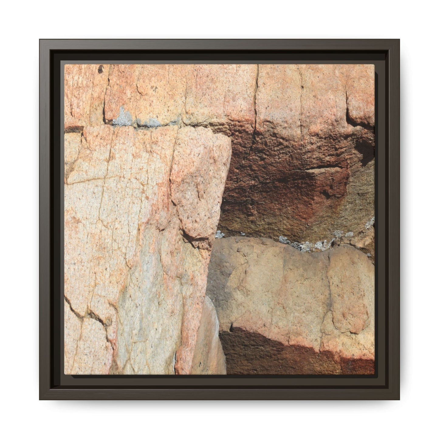 Fractured Stone - Unique Stretched Canvas Wall Art