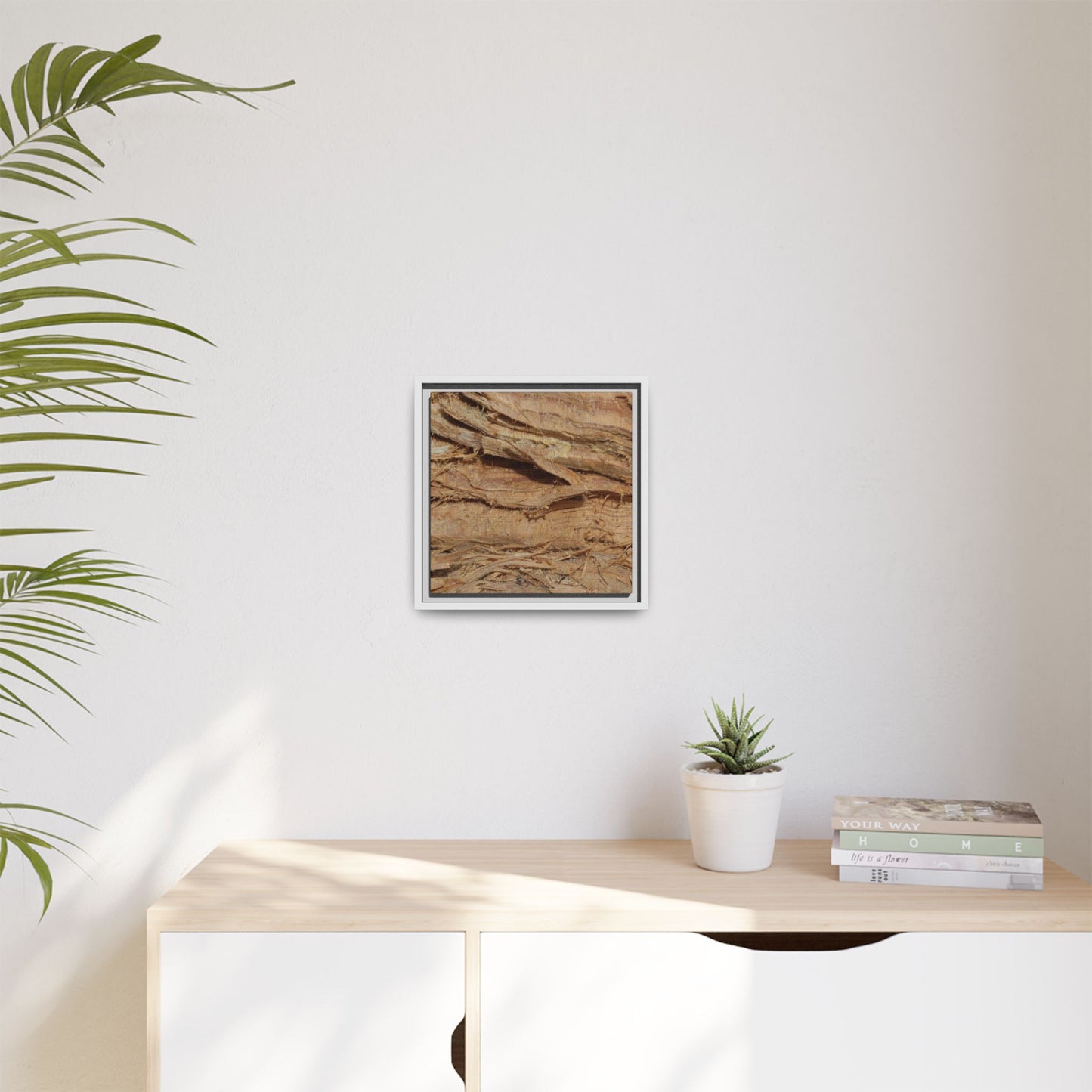 Splintered Bark - Unique Stretched Canvas Wall Art