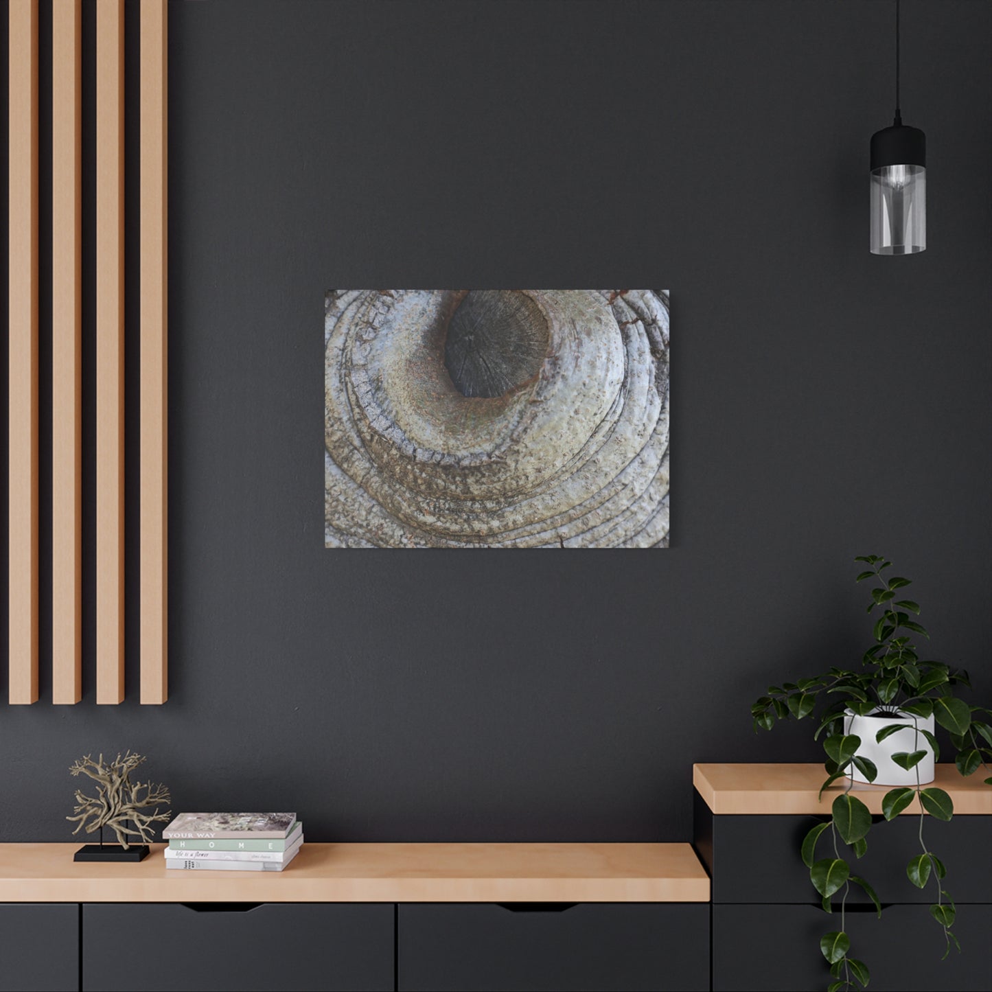 Bark's Eye - Unique Frameless Canvas Wall Art