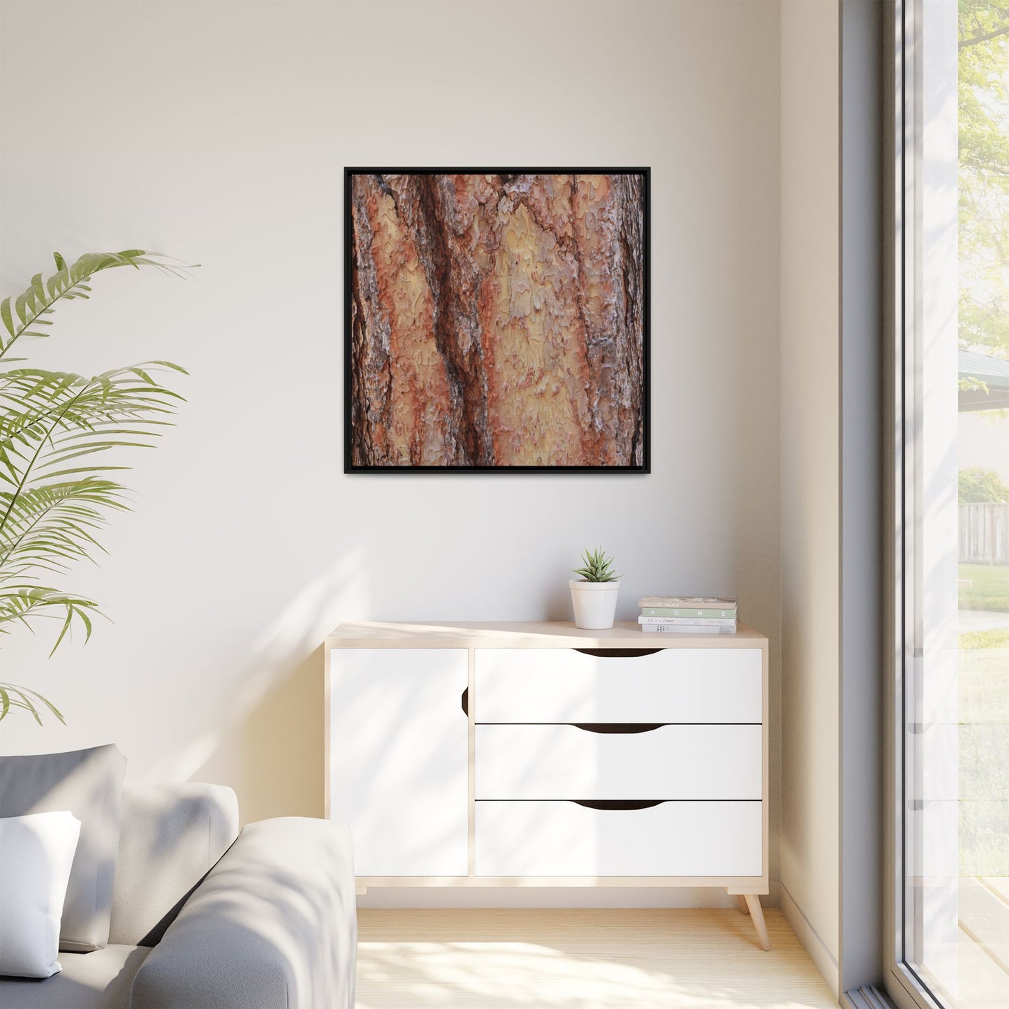 Rustic Rhythms - Unique Stretched Canvas Wall Art