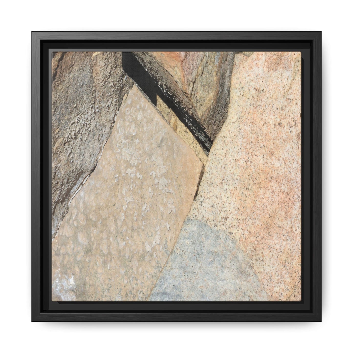 Rock Fragment - Unique Stretched Canvas Wall Art