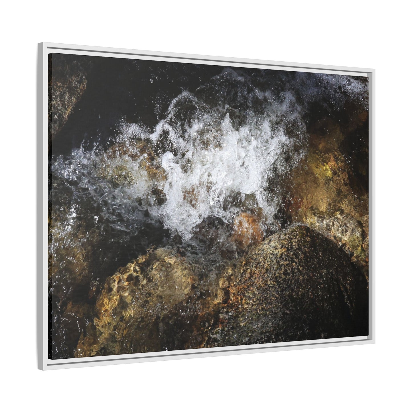 Cascading Momentum - Unique Stretched Canvas Wall Art