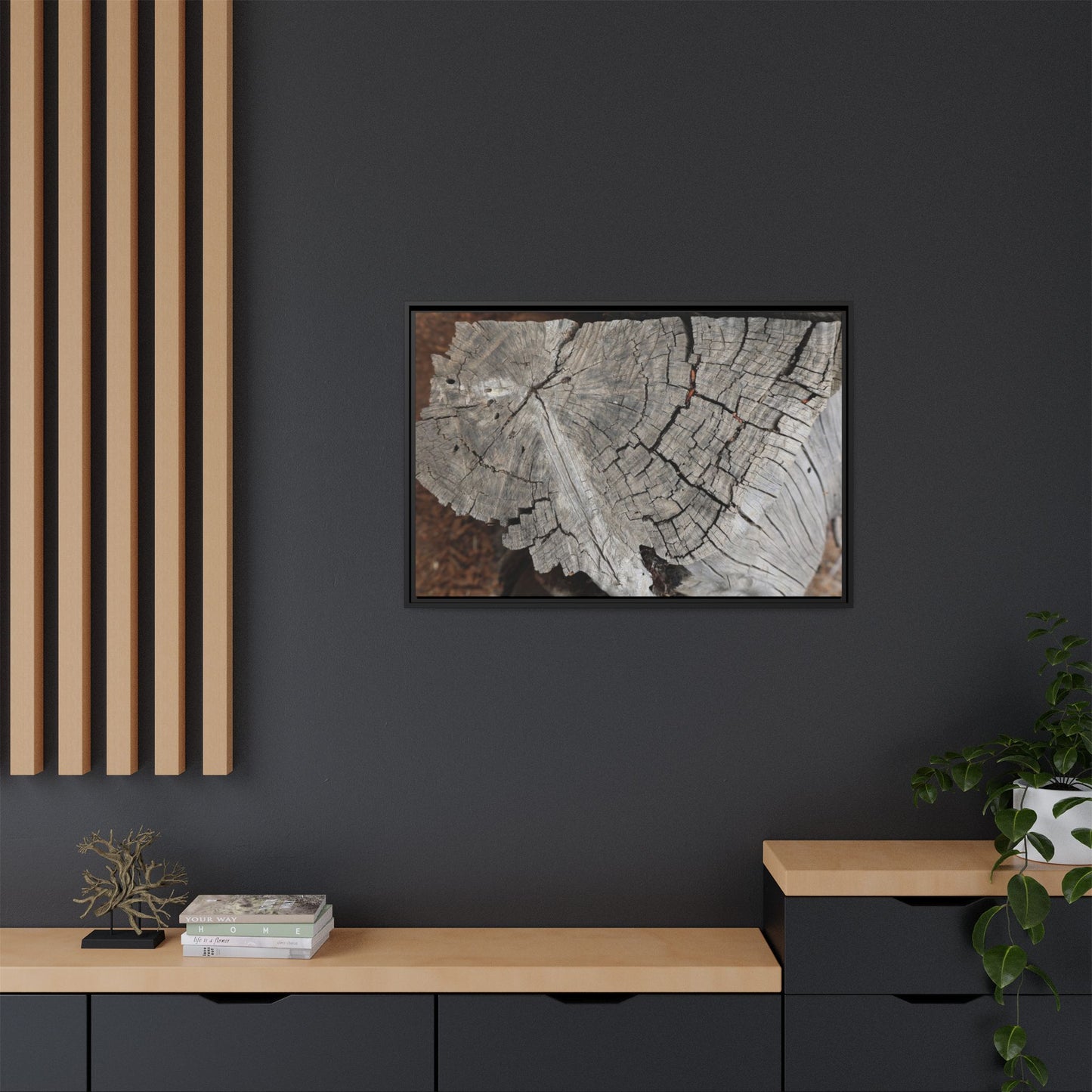 Time's Signature - Unique Stretched Canvas Wall Art