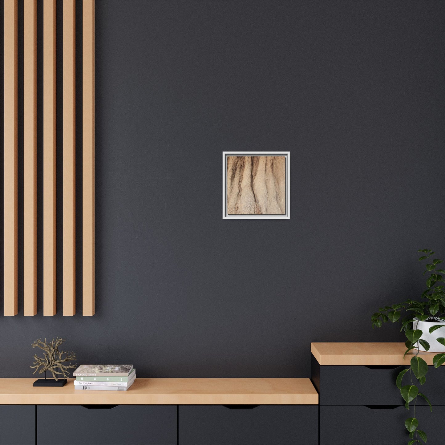 Eroded Canyon Walls - Unique Stretched Canvas Wall Art