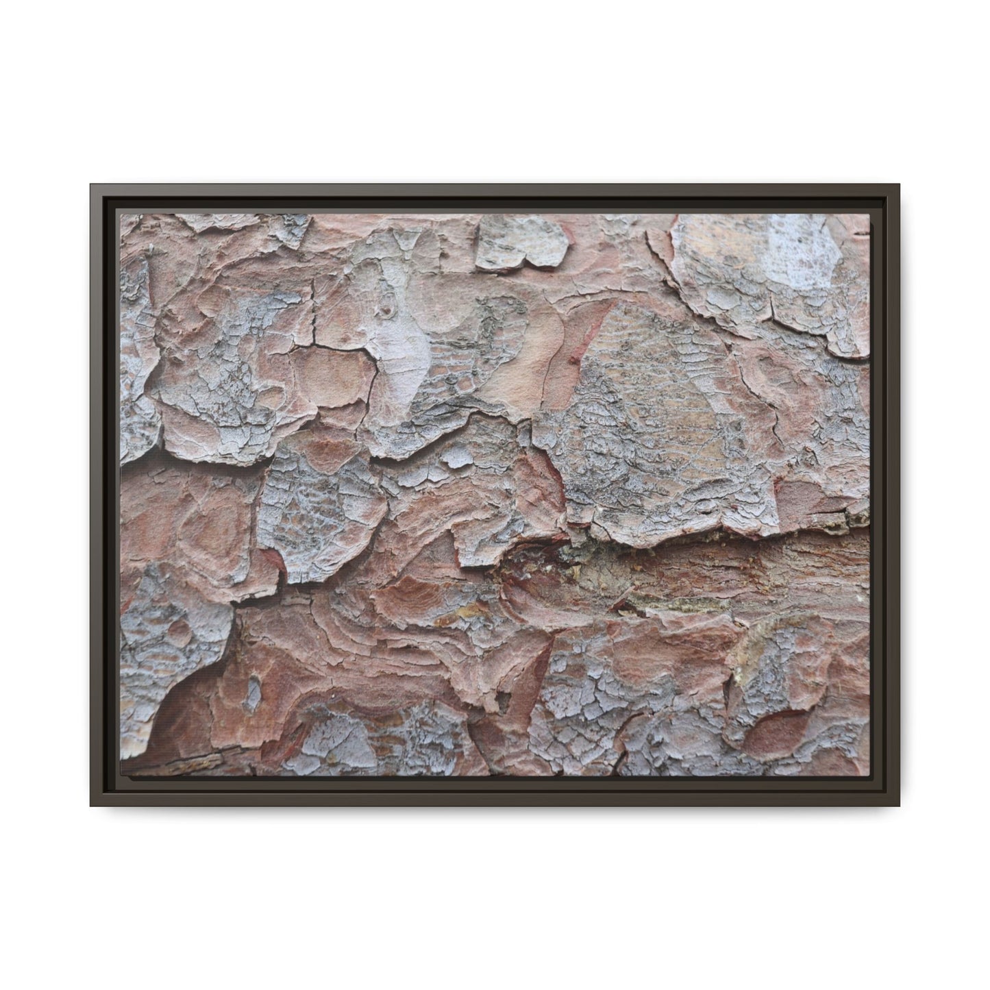 Flaking Serenity - Unique Stretched Canvas Wall Art