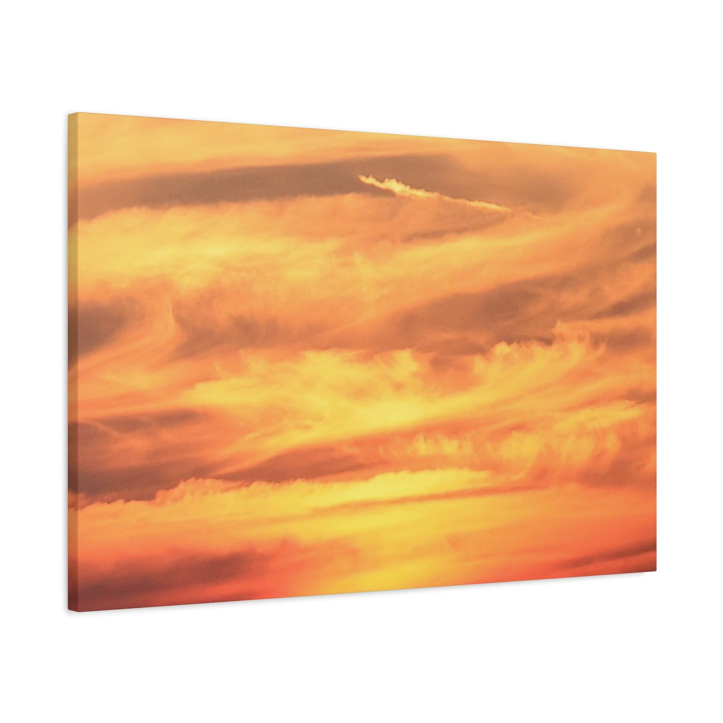 Golden Whispers - Unique Frameless Canvas Wall Art