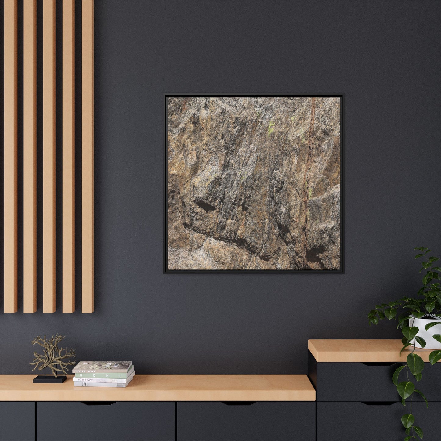 Weathered Time - Unique Stretched Canvas Wall Art