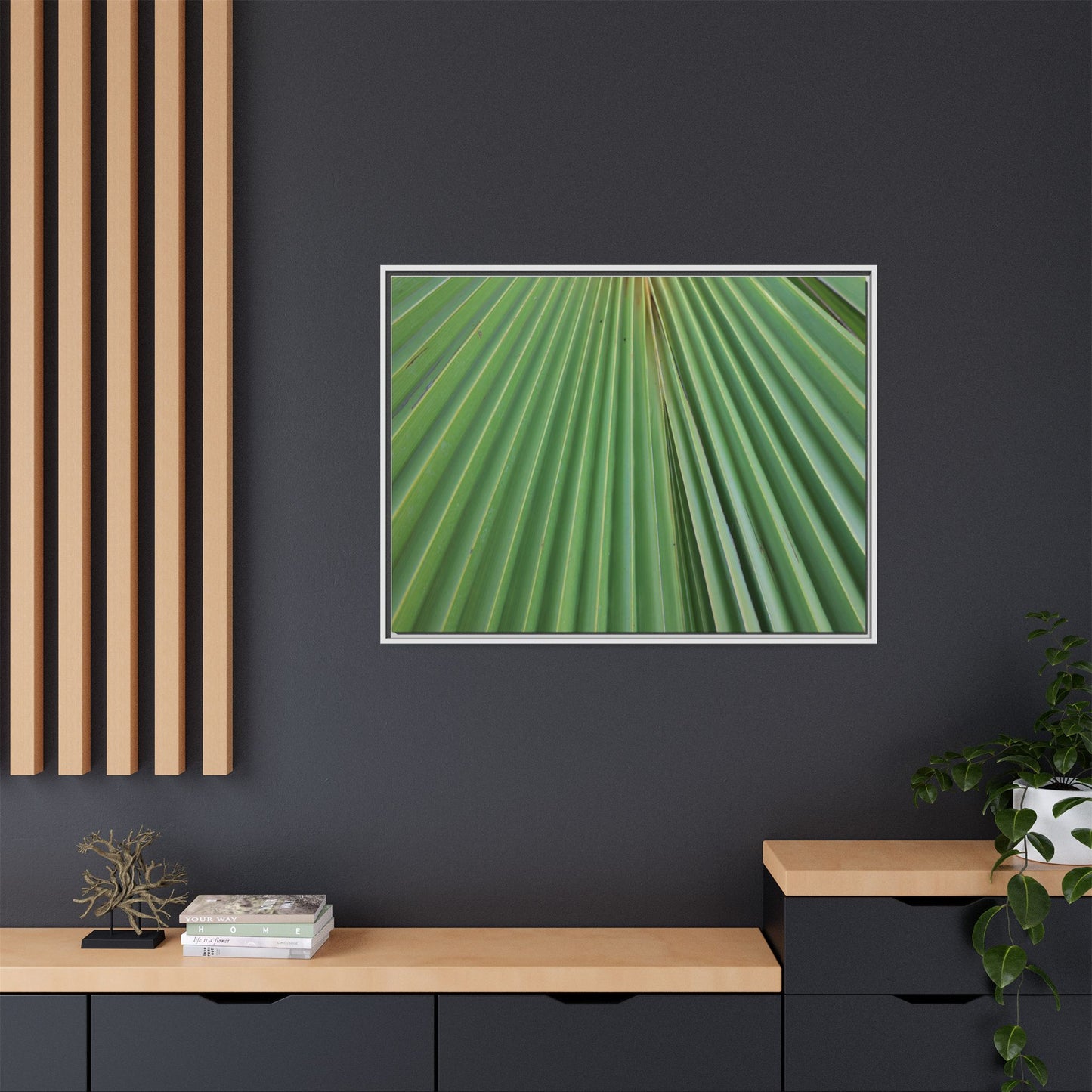 Verdant Veins - Unique Stretched Canvas Wall Art