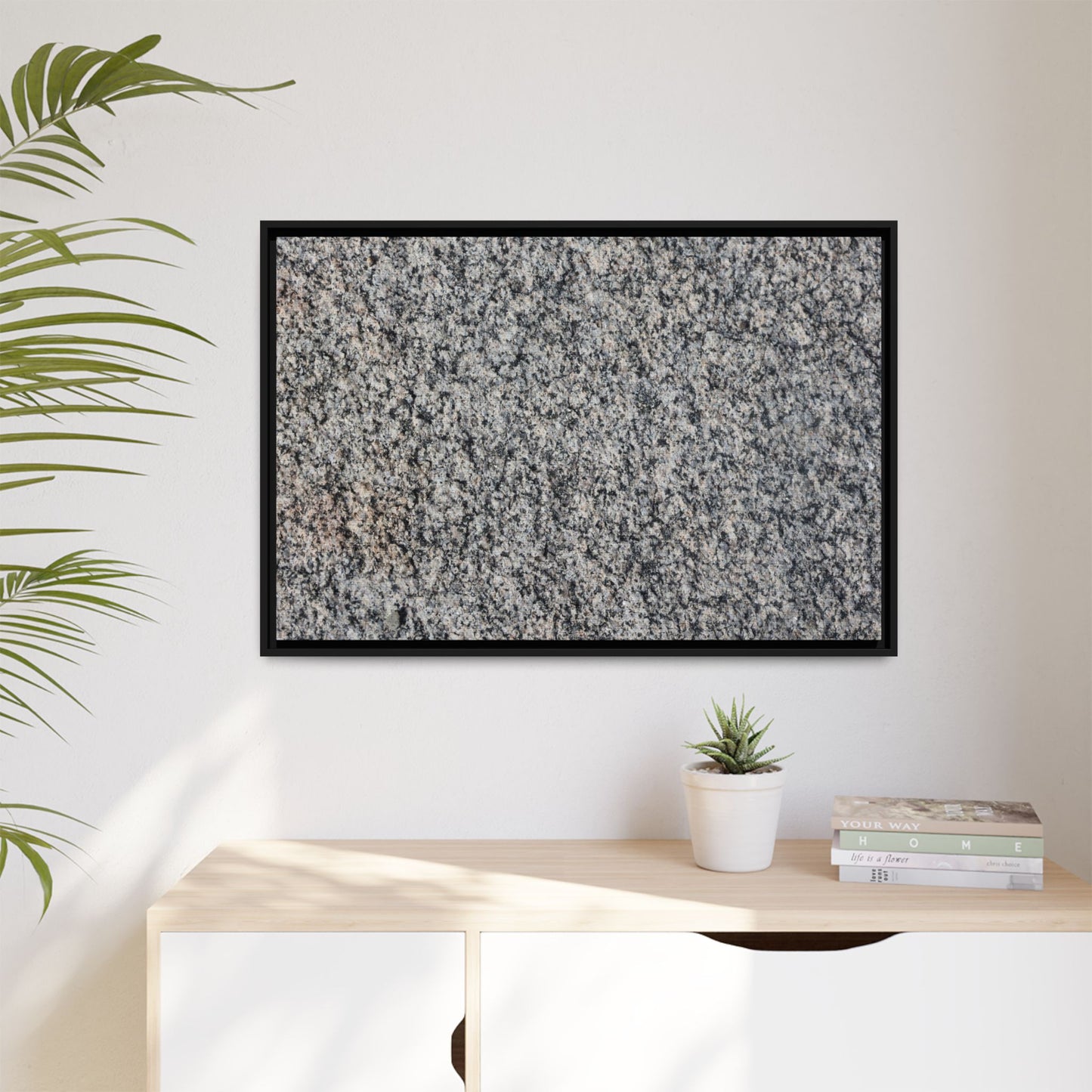 Crystalline Fusion - Unique Stretched Canvas Wall Art