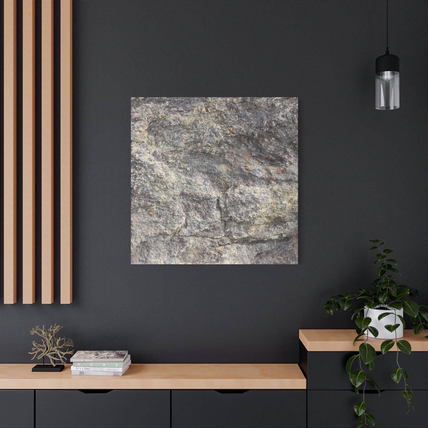Granite Memory - Unique Frameless Canvas Wall Art