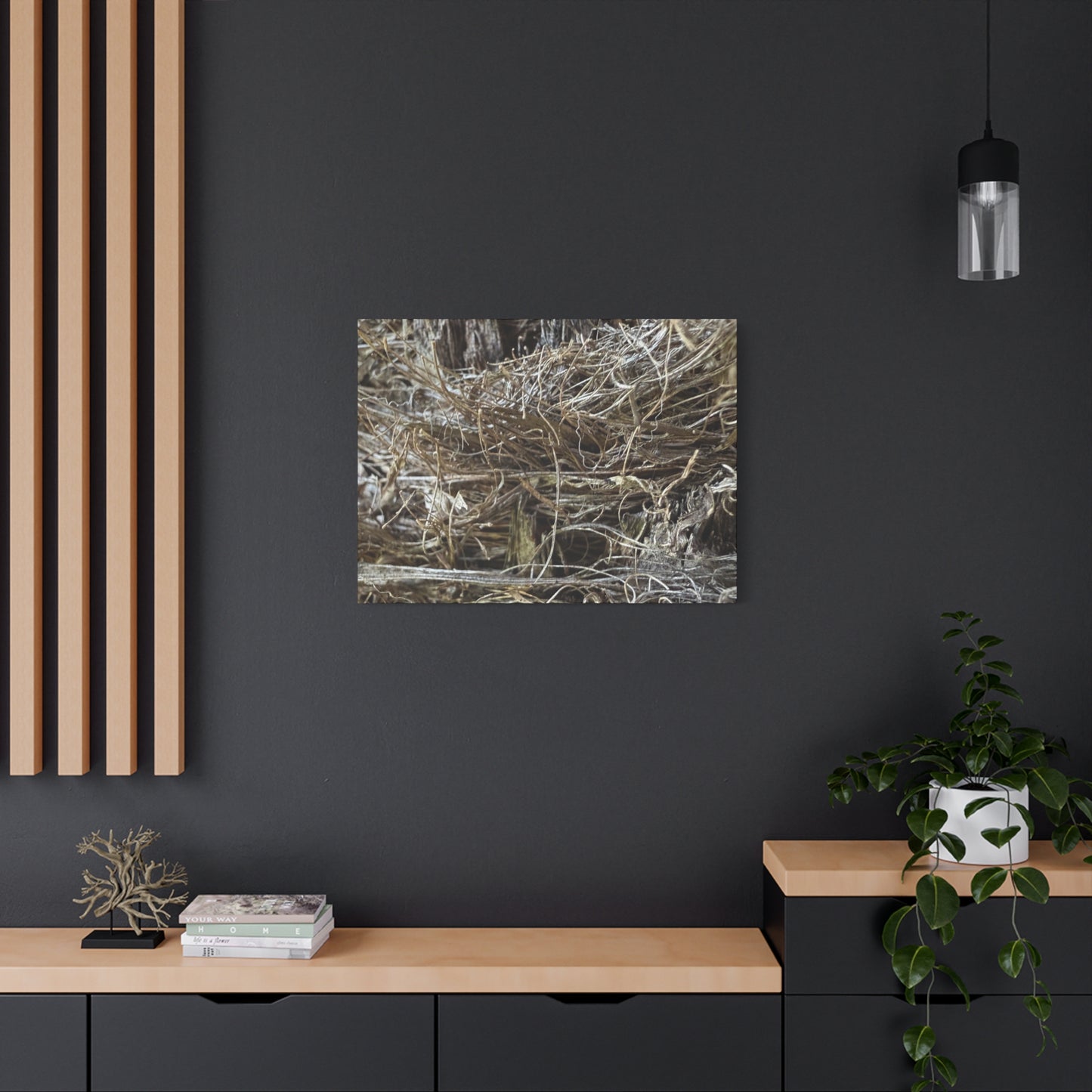 Whispers in Dry Grass - Unique Frameless Canvas Wall Art