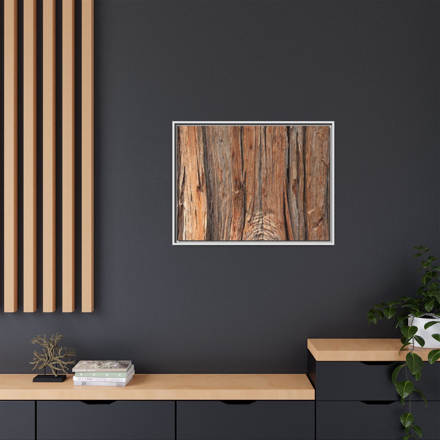 Echoes of Timber - Unique Stretched Canvas Wall Art