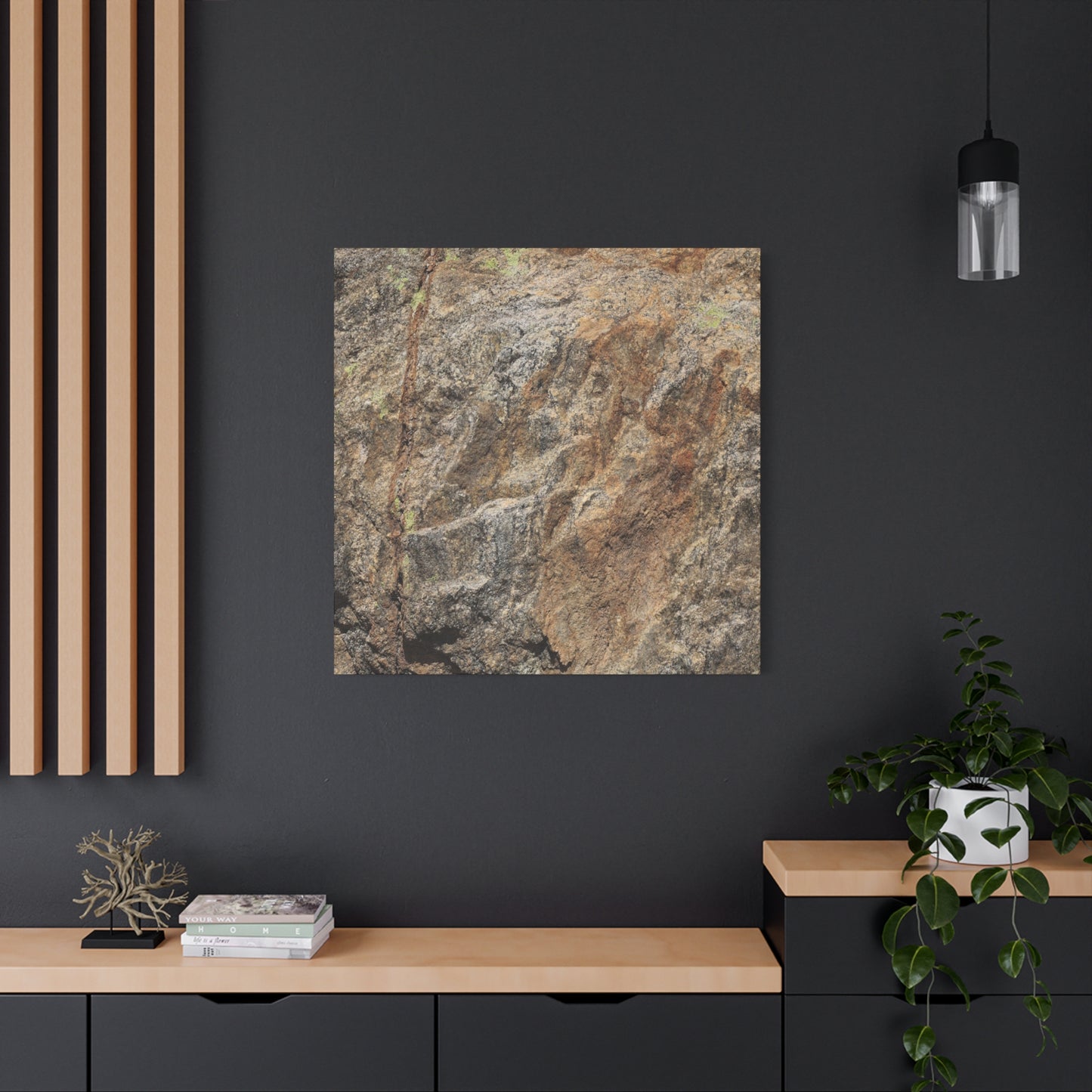 Erosion's Palette - Unique Frameless Canvas Wall Art