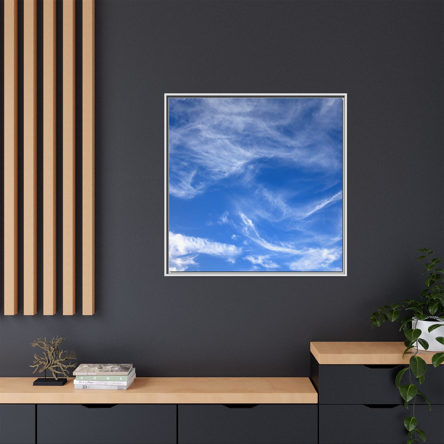 Cloudscape Reverie - Unique Stretched Canvas Wall Art