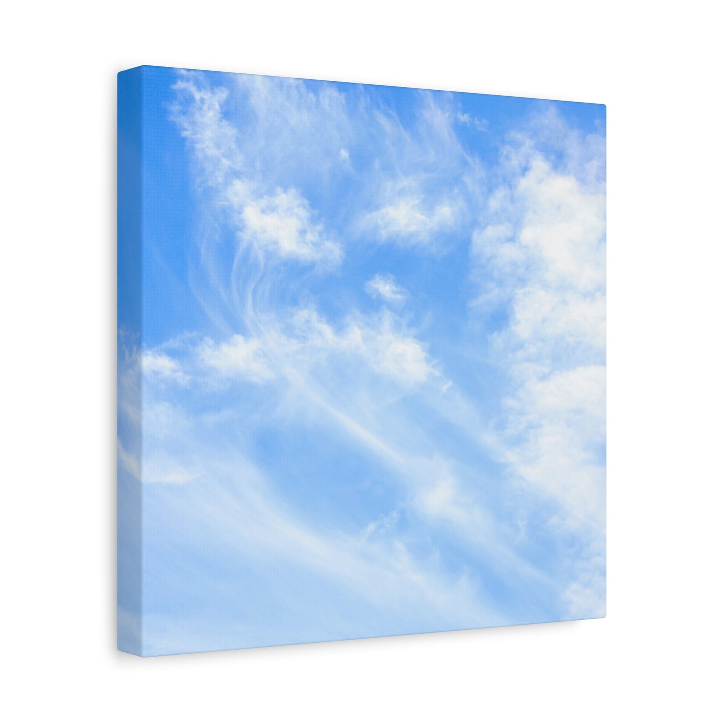 Whispers of Cerulean - Unique Frameless Canvas Wall Art