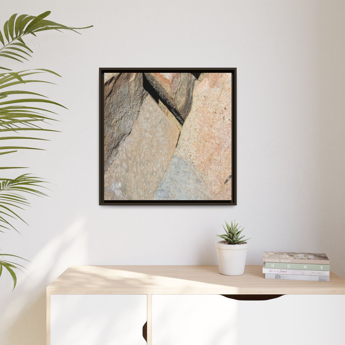 Rock Fragment - Unique Stretched Canvas Wall Art