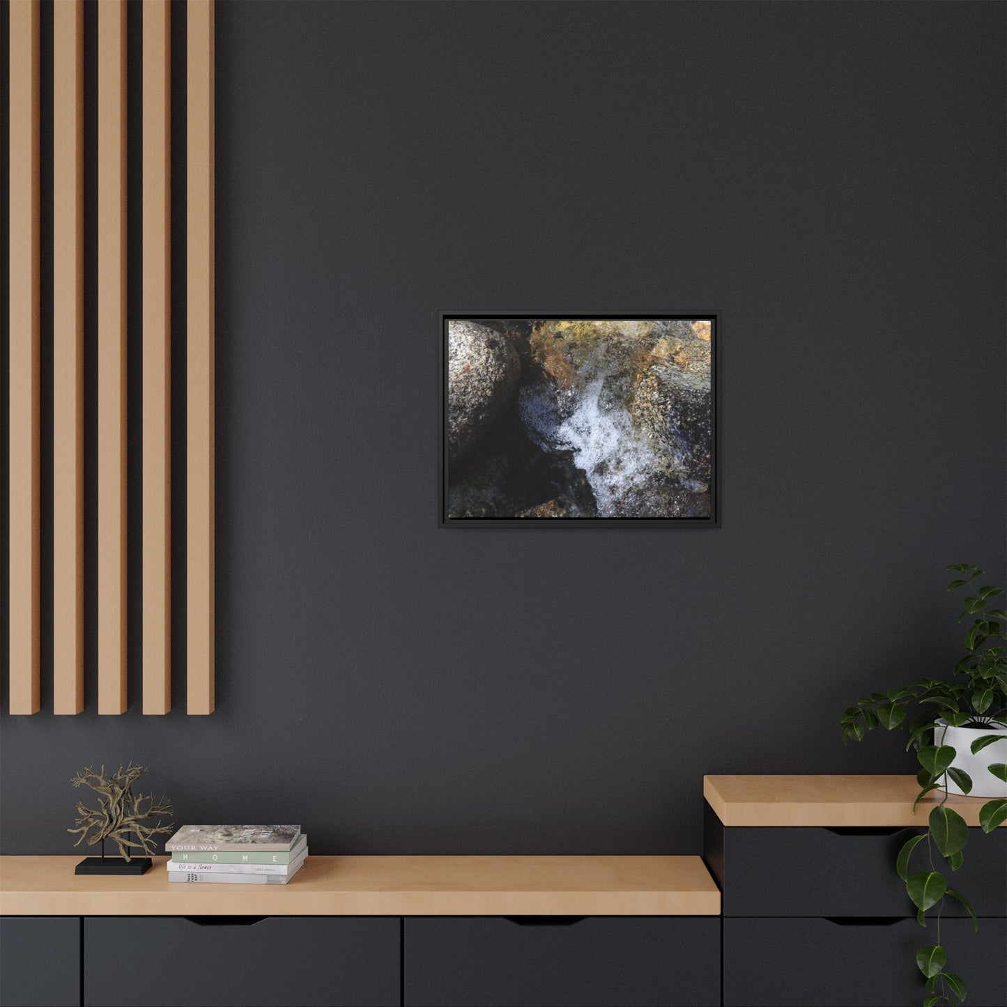 Nature's Turbulence - Unique Stretched Canvas Wall Art