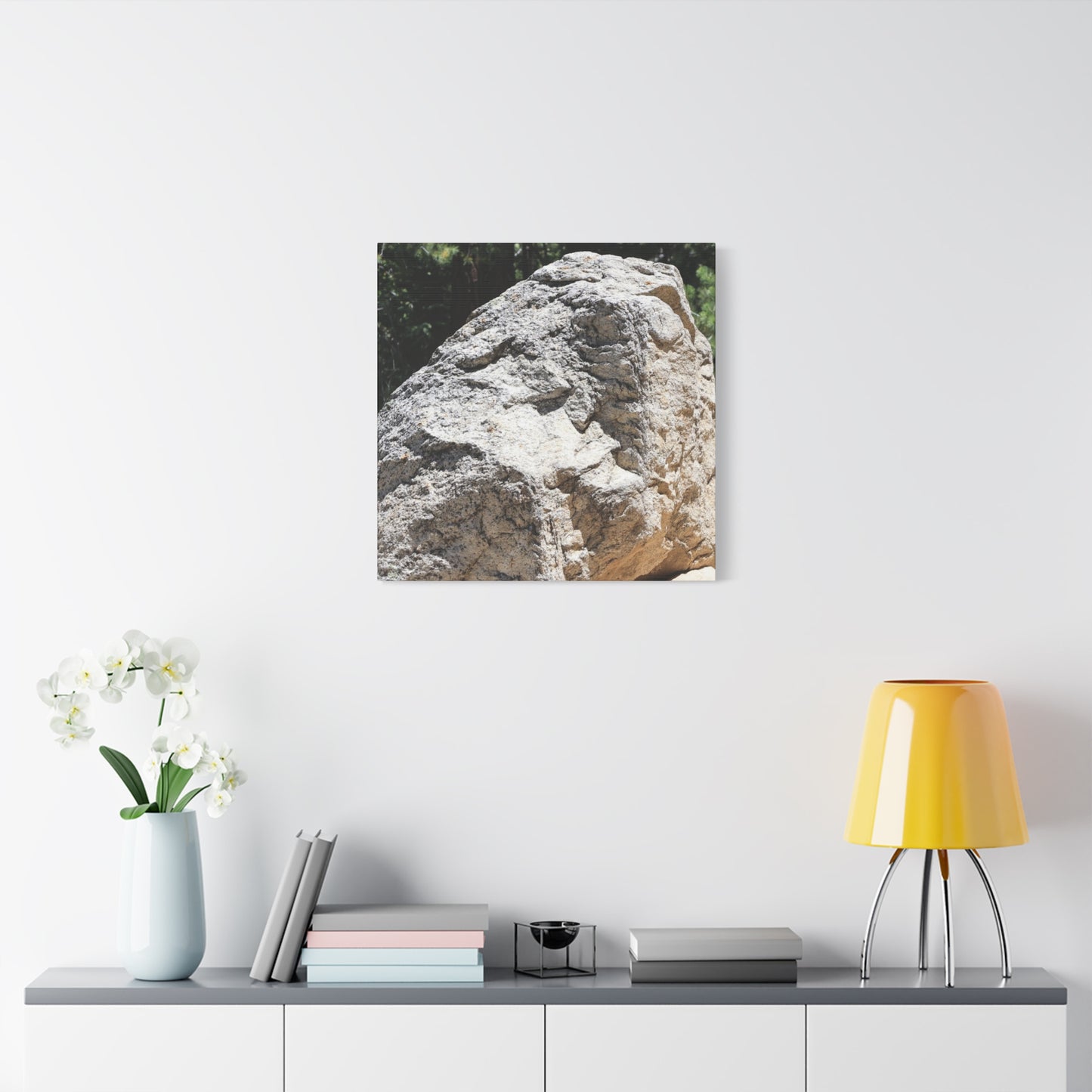 Stone of Solitude - Unique Frameless Canvas Wall Art