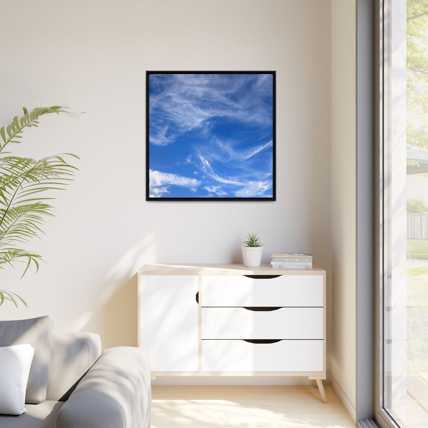 Cloudscape Reverie - Unique Stretched Canvas Wall Art