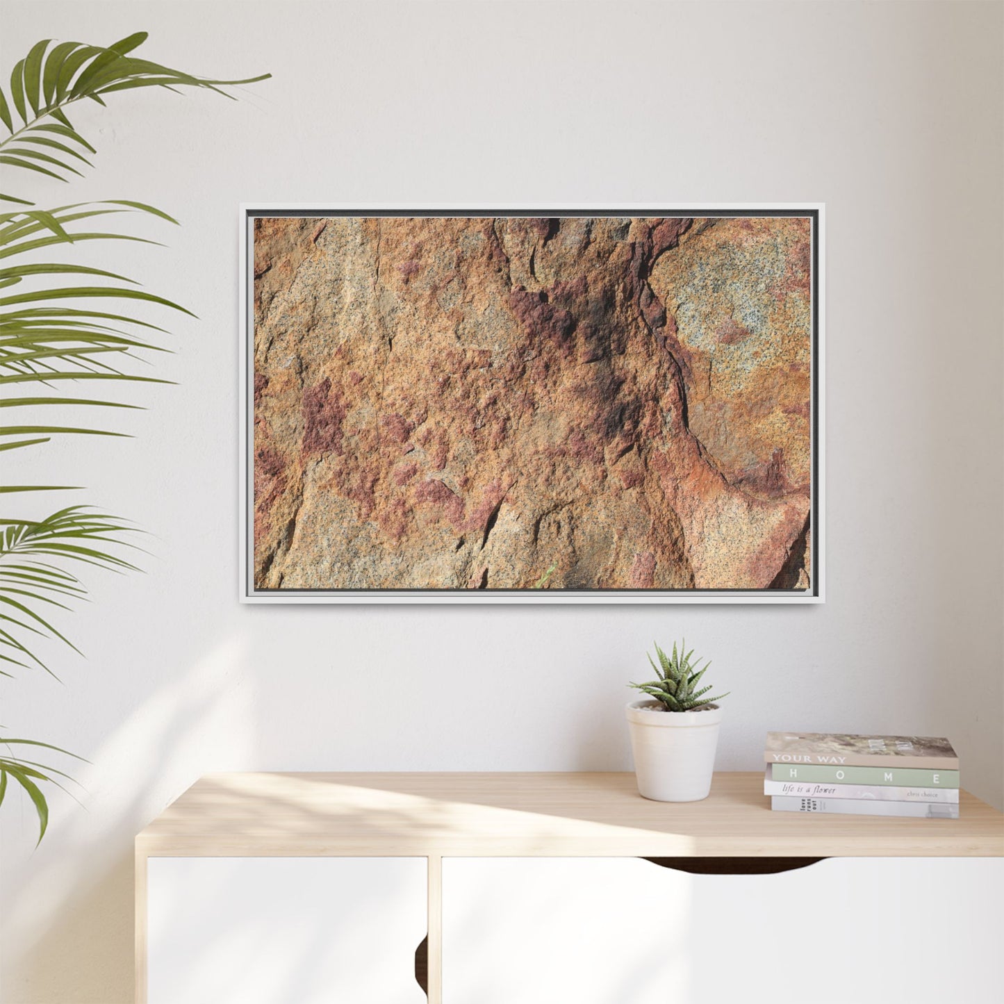 Russet Stone - Unique Stretched Canvas Wall Art