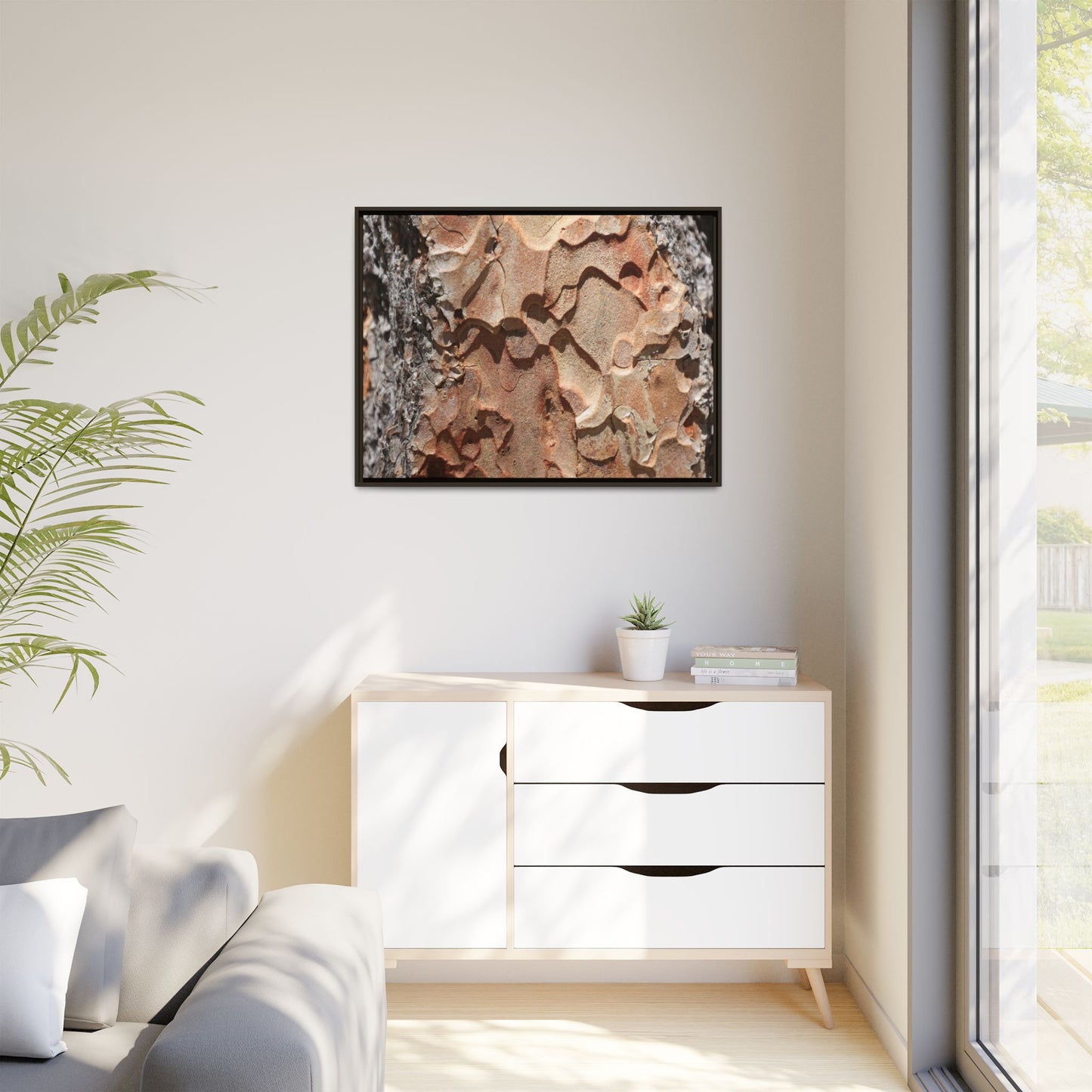 Rust and Stone - Unique Stretched Canvas Wall Art