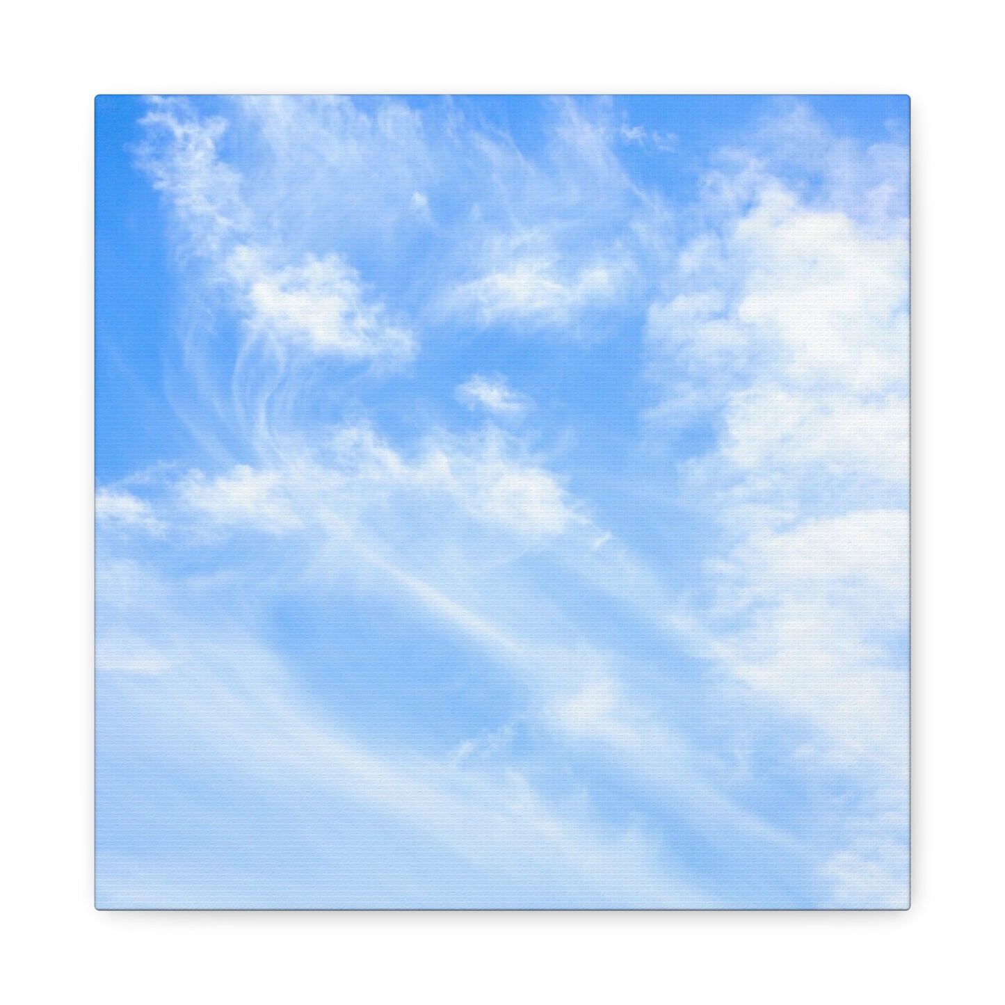 Whispers of Cerulean - Unique Frameless Canvas Wall Art