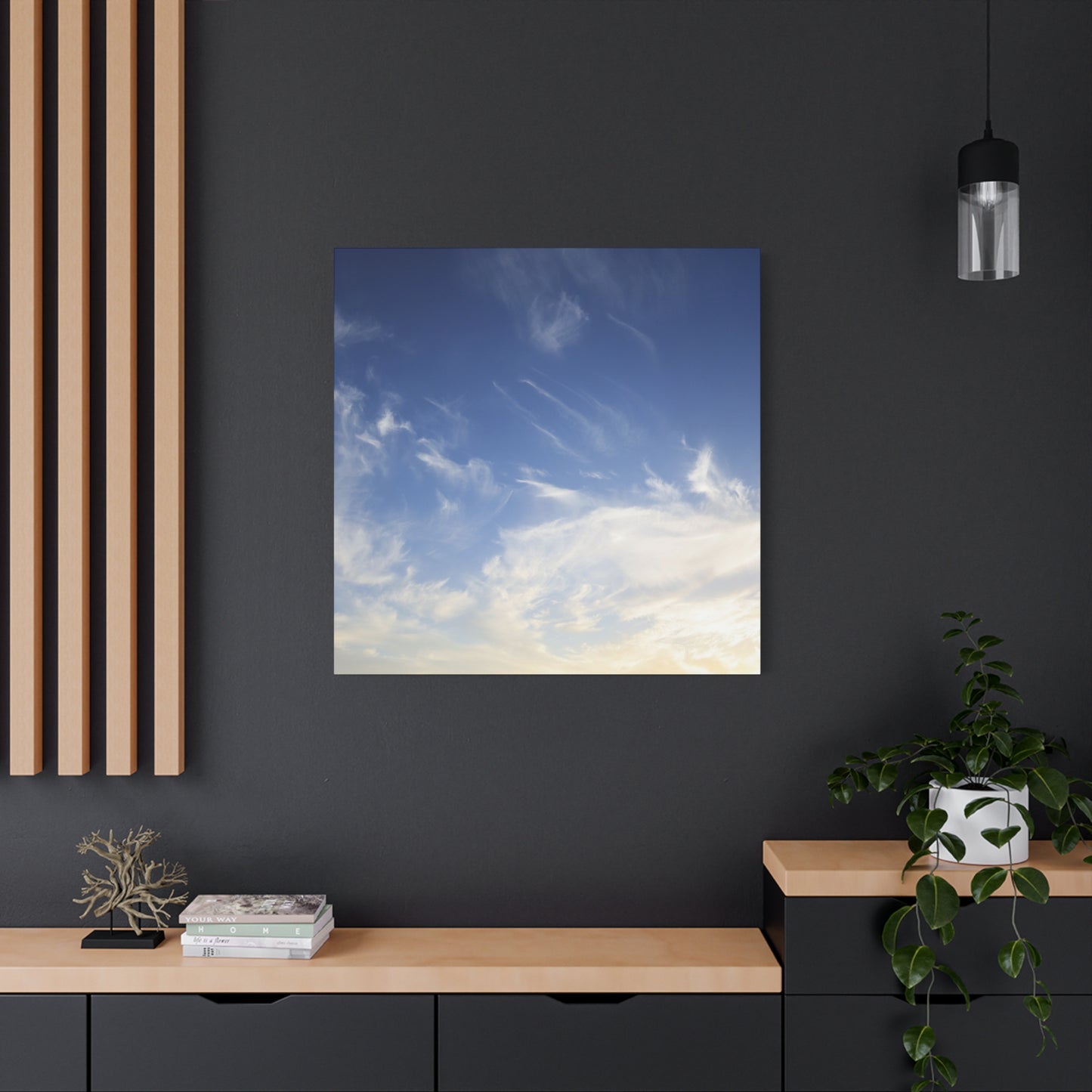 Sky's Breath - Unique Frameless Canvas Wall Art