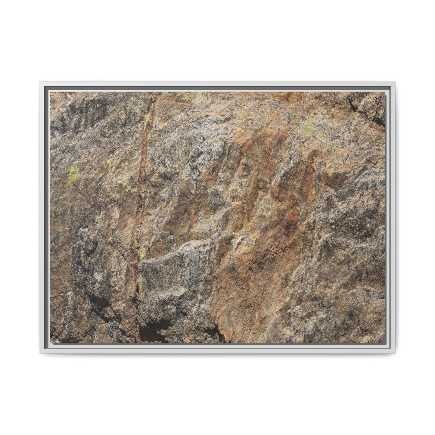 Weathered Rock Formation - Unique Stretched Canvas Wall Art
