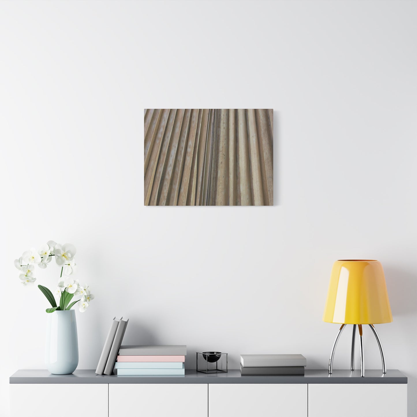 Linear Rhythm - Unique Frameless Canvas Wall Art