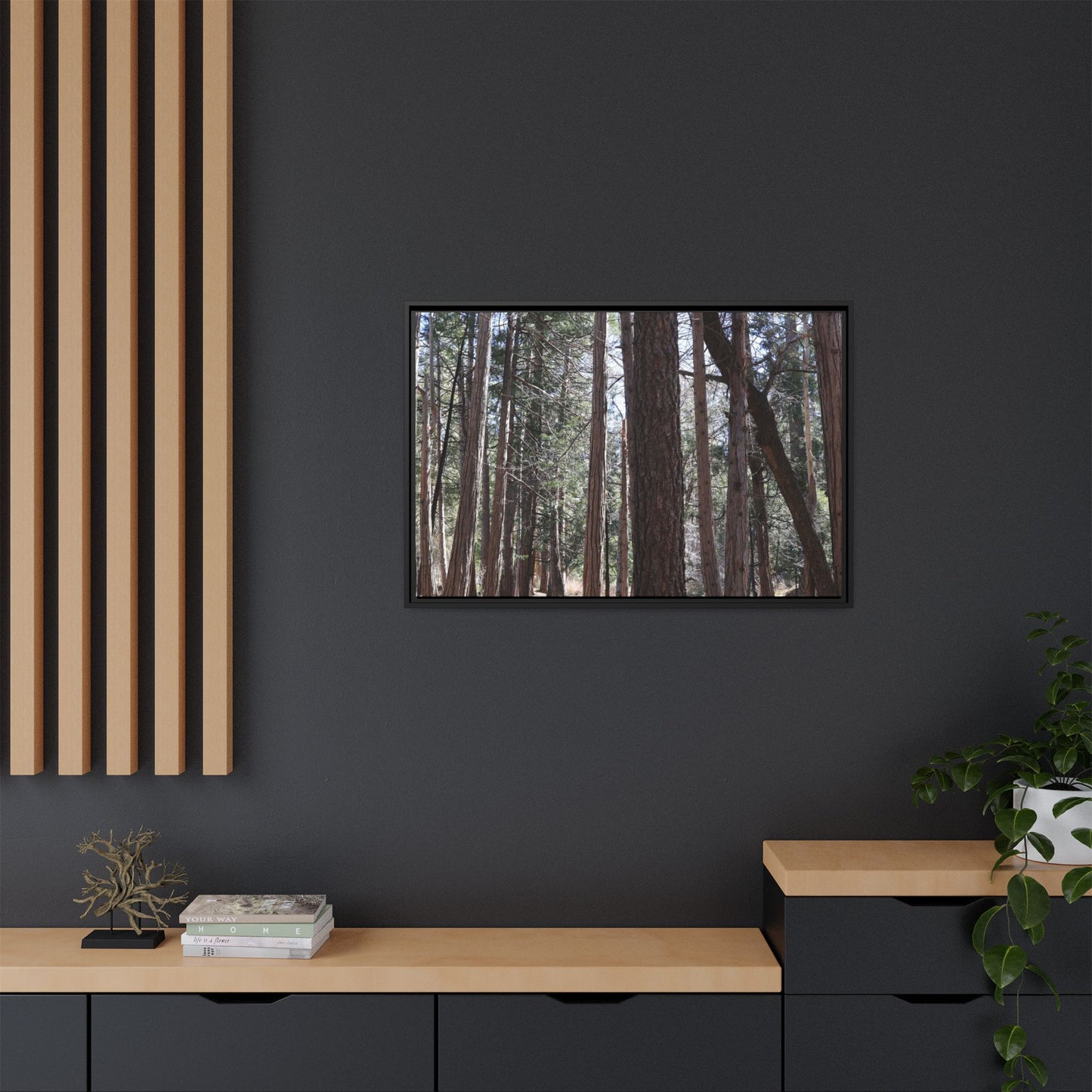 Forest Cathedral - Unique Stretched Canvas Wall Art