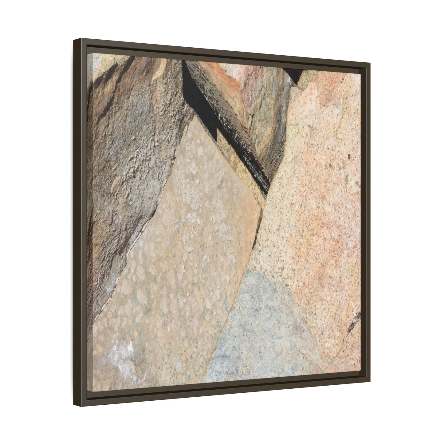 Rock Fragment - Unique Stretched Canvas Wall Art