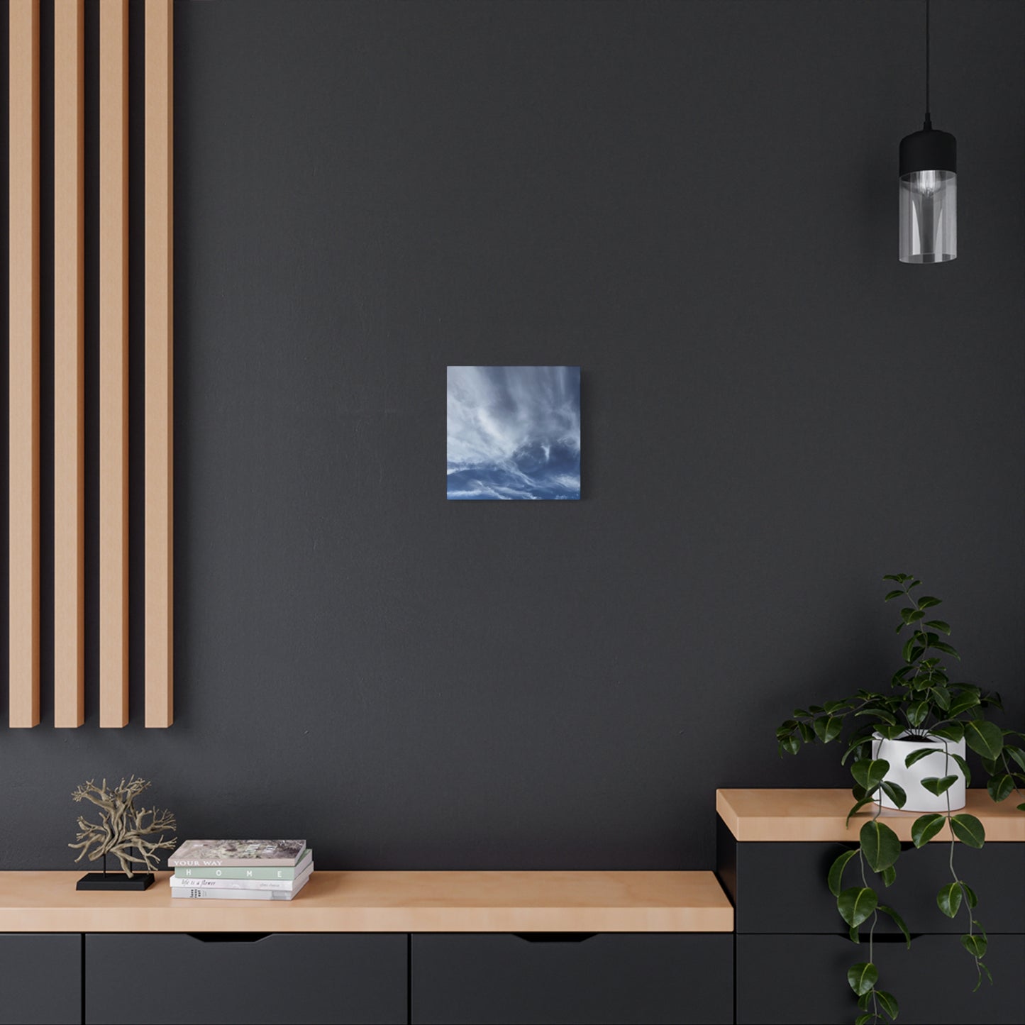 Whispers of the Celestial Realm - Unique Frameless Canvas Wall Art