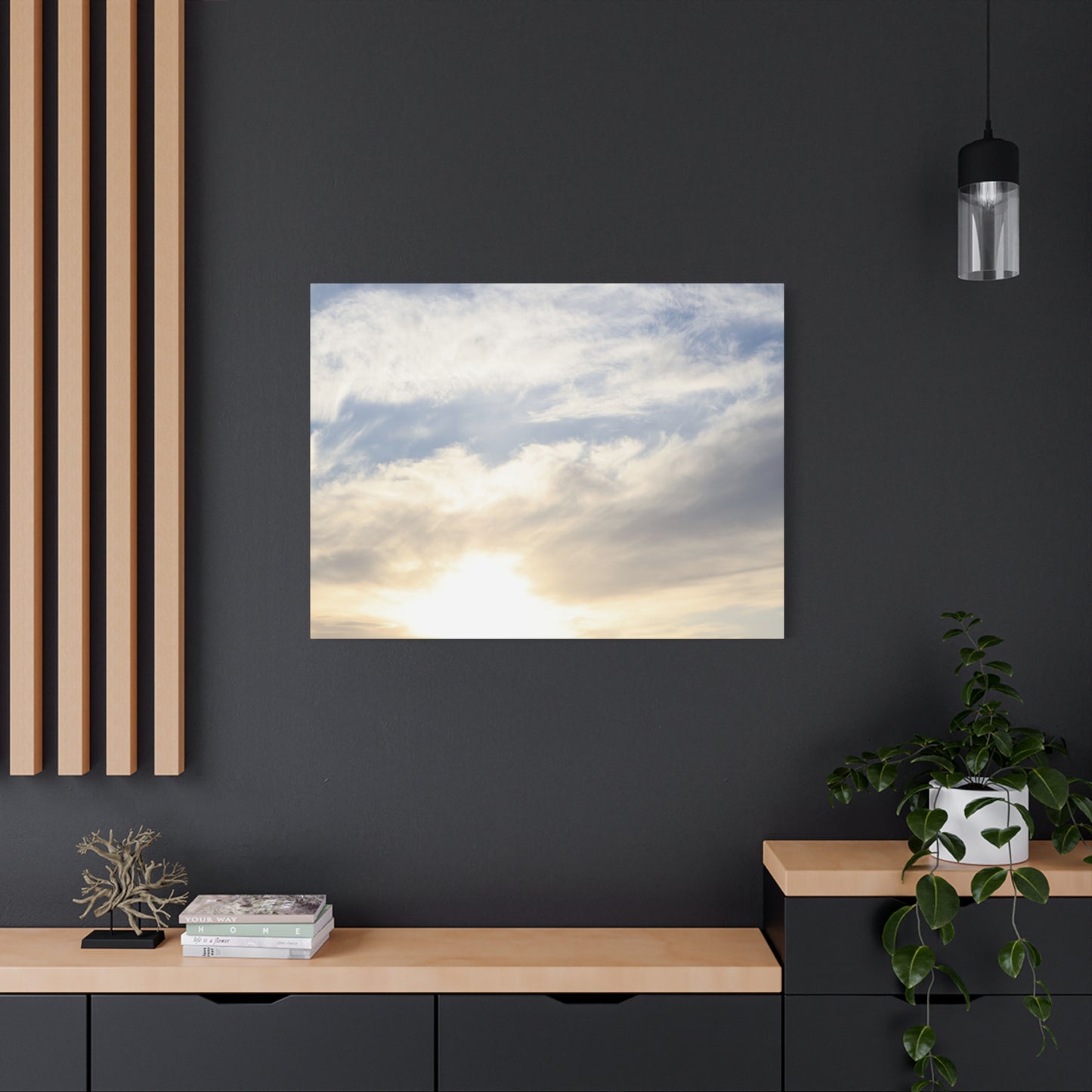 Whispers of Ethereal Light - Unique Frameless Canvas Wall Art