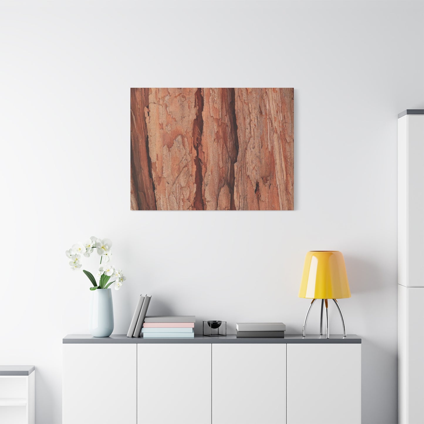 Bark Layers of Time - Unique Frameless Canvas Wall Art