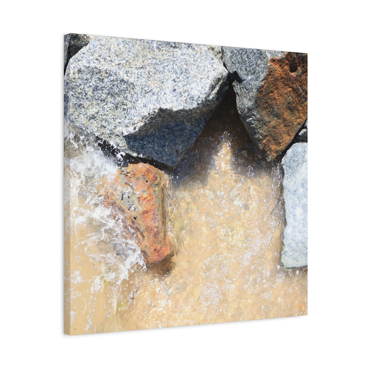 Rocky Embrace - Unique Frameless Canvas Wall Art