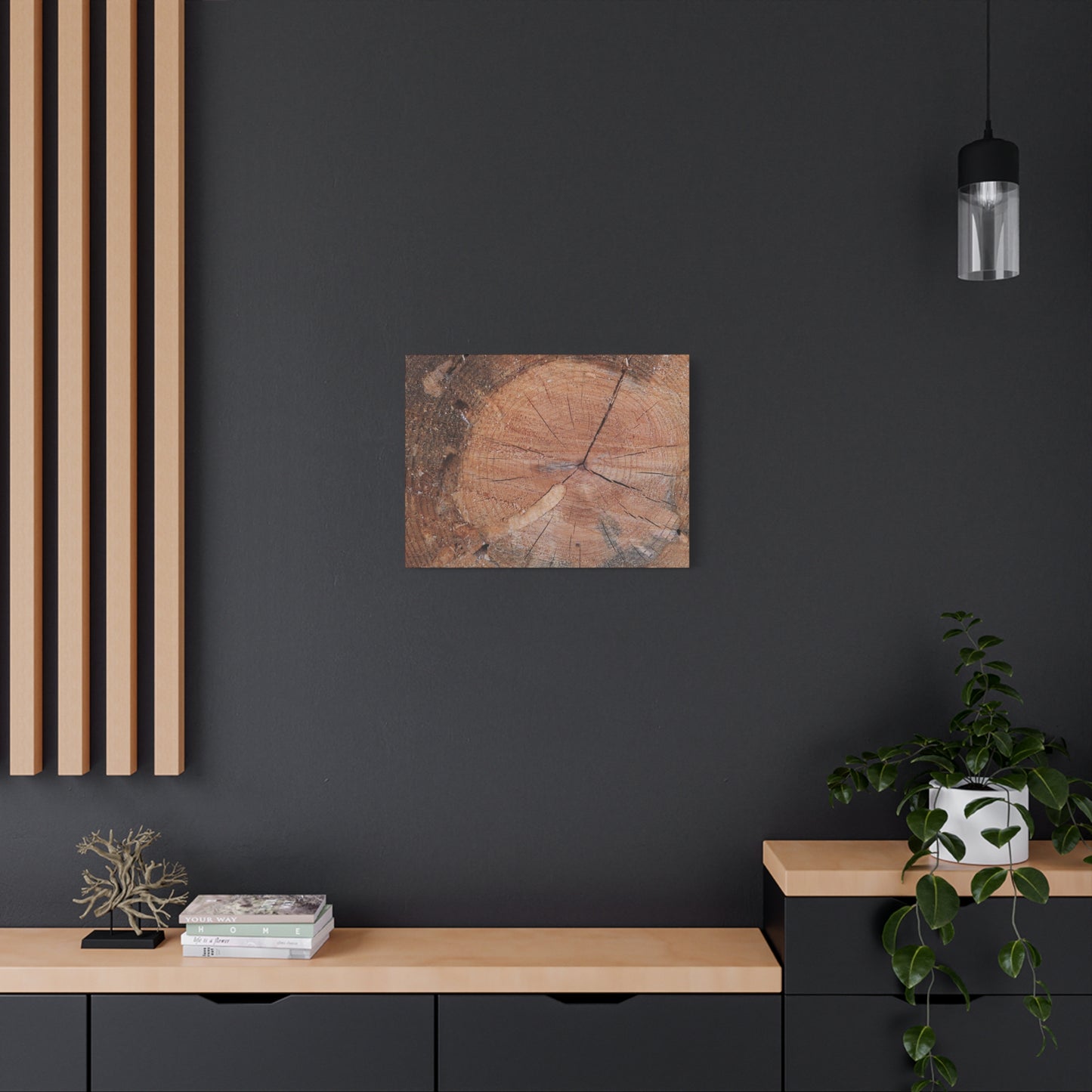 Timber Tale - Unique Frameless Canvas Wall Art