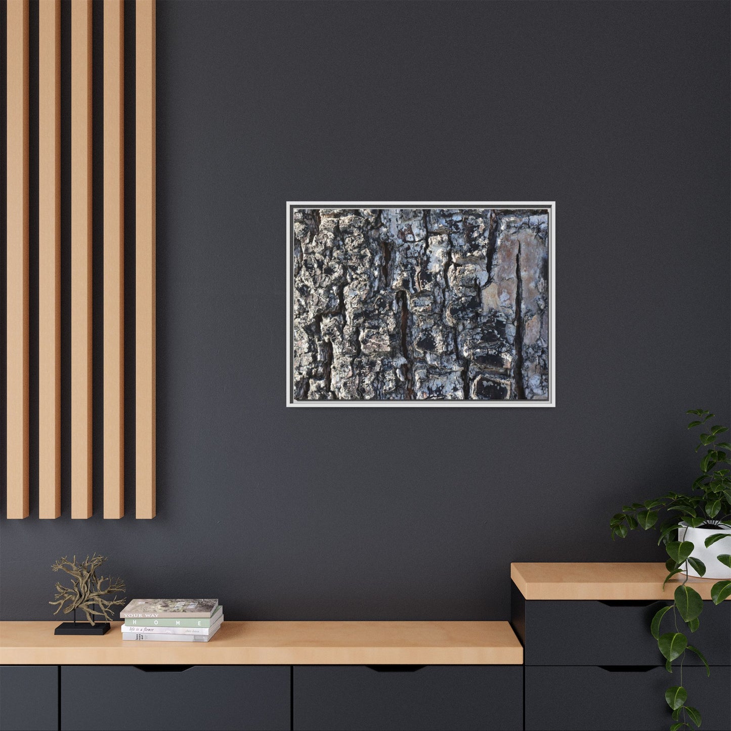 The Bark Chronicles - Unique Stretched Canvas Wall Art