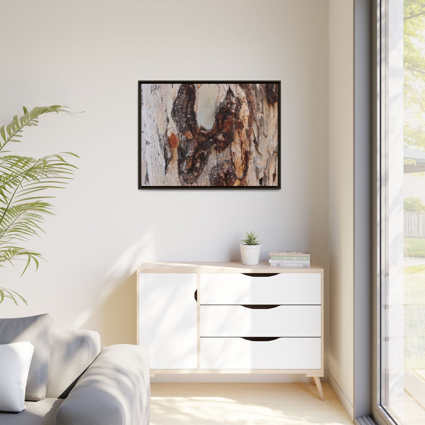 Texture of Time - Unique Stretched Canvas Wall Art