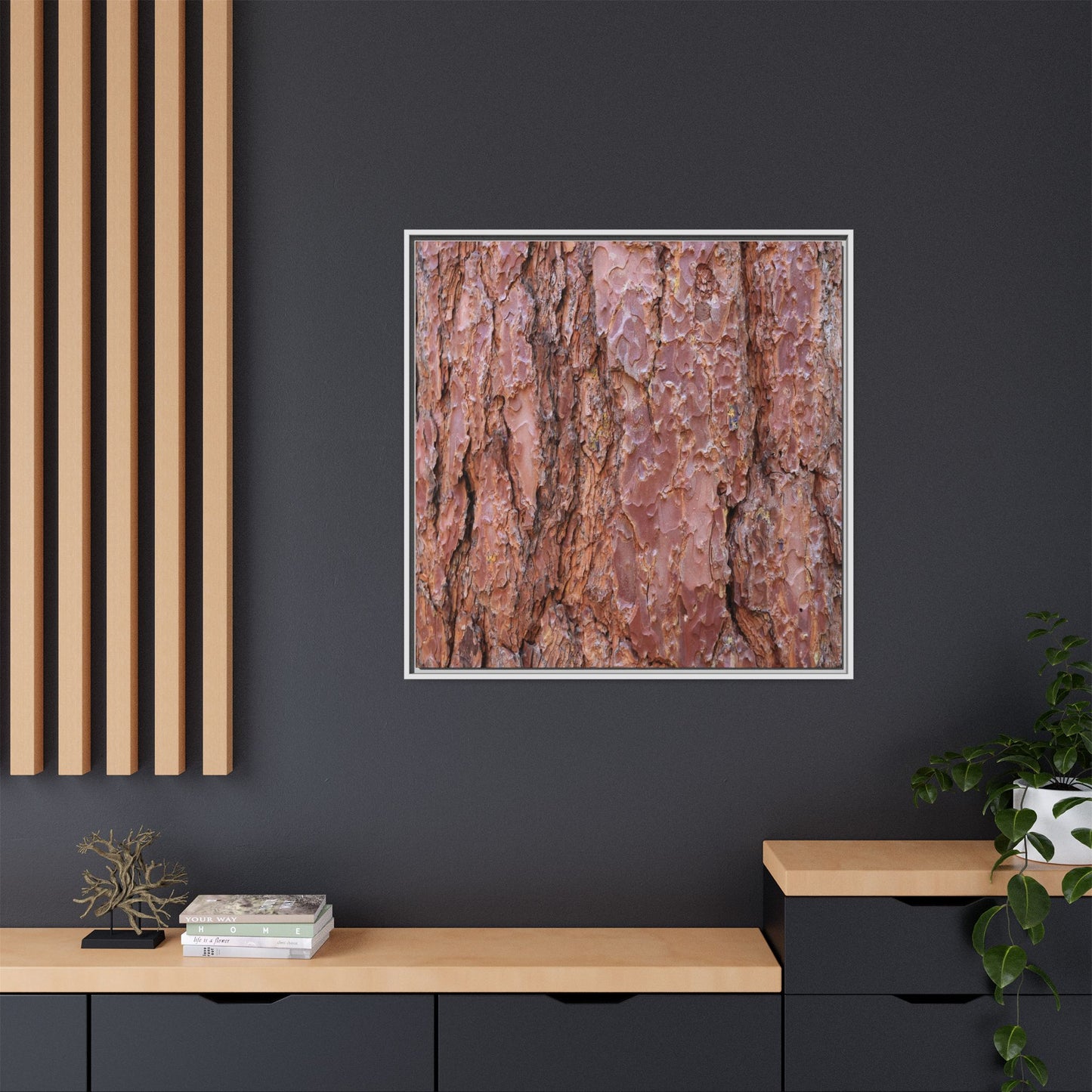 Russet Ridges - Unique Stretched Canvas Wall Art
