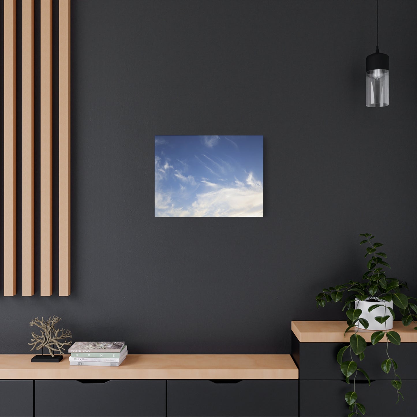 Sky's Breath - Unique Frameless Canvas Wall Art