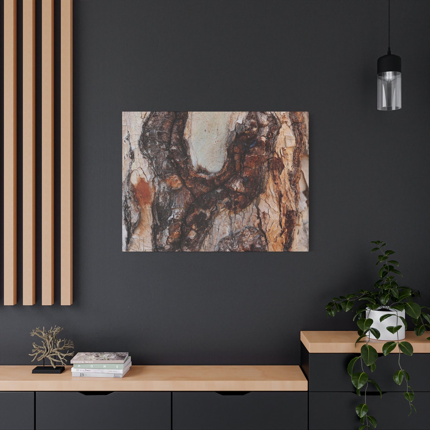 Arboreal Echoes - Unique Frameless Canvas Wall Art